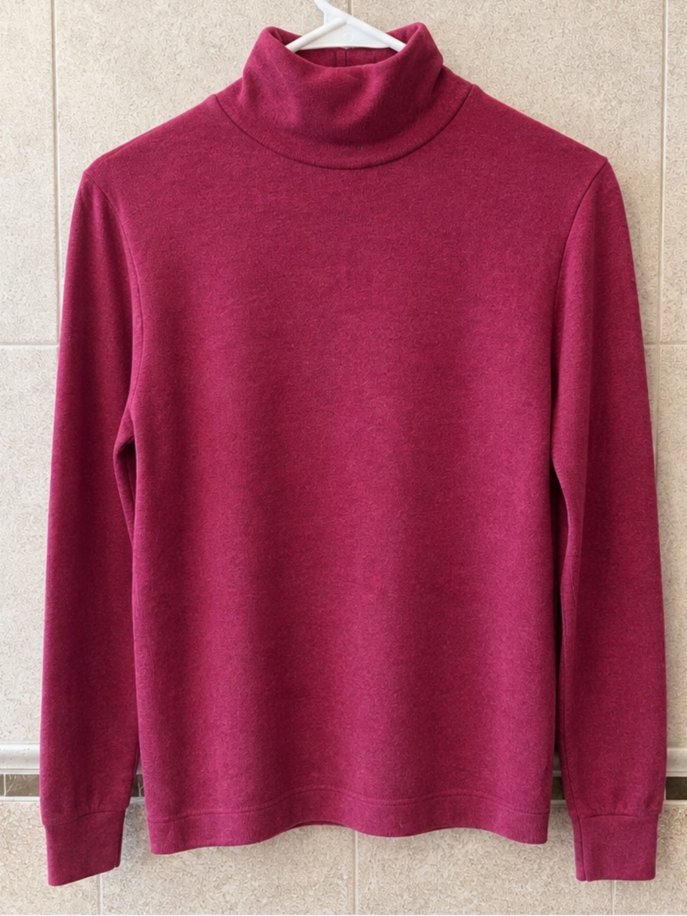 Uniqlo Women’s Burgundy Turtleneck Sweater